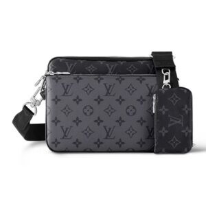 Louis Vuitton Dark Gray Monogram Messenger Bag